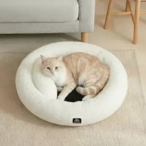 레토 강아지방석 고양이 방석 도넛 양 쿠션