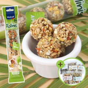 비타크래프트 롤리니스 사과 소동물 간식 햄스터 토끼