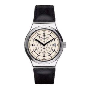 [스와치] 손목 시계 남성 가죽 SISTEM SOUL YIS402