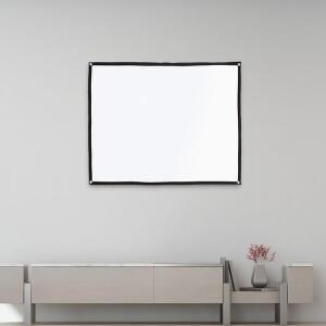 [XBHI9I28]이동형 빔프로젝터 스크린 120x 90cm 43 비율