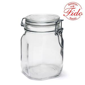 밀폐유리병 피도병 1000ml 투명 유리밀폐용기 과일청병 쨈병 양념 잡곡 이유식병 다용도