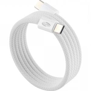 NETmate NM-UCC2601WM USB2.0 마그네틱 C타입 60W 고속충전 케이블 1m 화이트