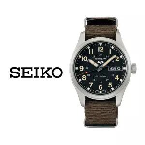 세이코 SEIKO 5 스포츠 필드워치 오토매틱 카키 남성 나토밴드 손목시계 SRPJ85