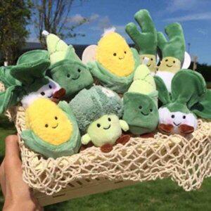 [느낌상점]귀여운 야채 옥수수 브로콜리 인형 가방 키링 자동차 키홀더 열쇠고리 선물 키체인 고리