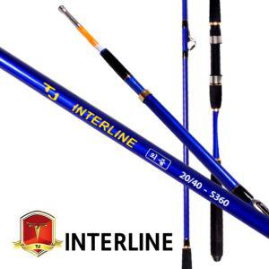 TJ 인터라인 낚시대 외줄 20 40 S360 스피닝대 인터라인낚시대 선상낚시대 열기낚시대