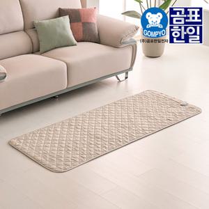 곰표한일 EMF 탄소 매트 전기요 전기장판 베이지그레이 싱글