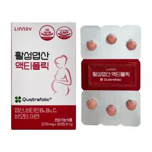 활성엽산 액티폴릭 270mg x 30정 1개 / 써클