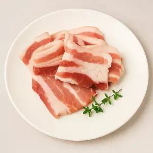 [알찬팜] 국내산 1등급 한돈 돼지고기 삼겹살 1KG (500G x 2팩) / 구이용 냉동삼겹살