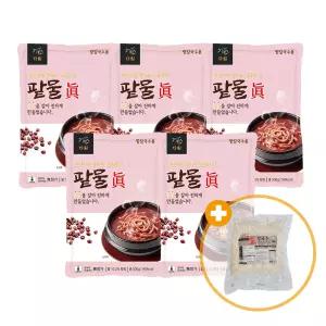 다림죽 팥칼국수 5인분세트 팥물 진 500g x5팩 + 생칼국수 1kg