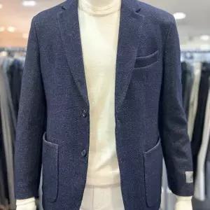 [레노마]F/w 네이비 울혼방 아웃포켓 캐주얼 자켓 OKMBJ02_BP