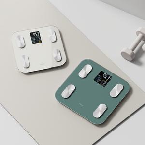 [무아스] 스마트 헬스케어 LCD 체지방 체중계 베이직 가정용 체성분 디지털