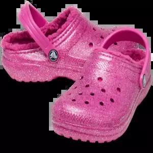 [크록스] 클래식 라인드 글리터 클로그 K 207462-6SZ