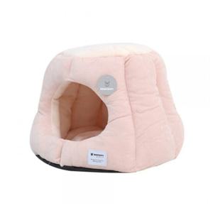 강아지 정글 하우스 핑크 중형 1P 고양이 방석 숨숨집 (WFB4E56)