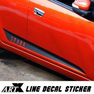 ArtX 스파크(마티즈크리에이티브) 사이드가드 라인 데칼스티커