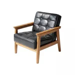 [하이파가구]베이비단추 유아용원목1인소파 색상3