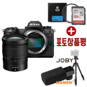 (컴온탑) 니콘 정품 Z6 III + Z 24-70mm F4 S KIT + 구매시 슈나이더 필터 + SD128GB + 융 & 포토리뷰 카메