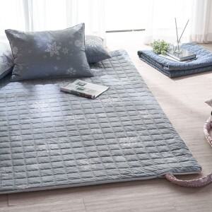 꽃눈 먼지없는 온수매트 전기장판 누빔 커버 (퀸)