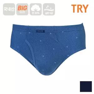 TRY 남성 맥시 퍼블릭 브리프 1매 택1/언더/웨어/순면/면/남성용/남삼각/스판텍스/밴딩/1매입