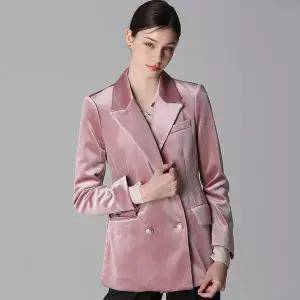 [하프클럽/르오트]시그니처 스트레치 벨벳 자켓