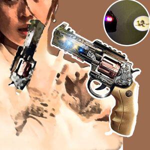 독립군 전자권총 전자총 LED 불빛 총 액션 서바이벌 리얼 사운드 진동