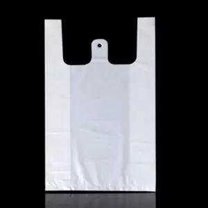 HD 유백 비닐 이불 마트 쇼핑 봉투 53x17x80cm(70장)/비닐쇼핑백/봉지/포장/흰색/무지/비닐백/손잡이