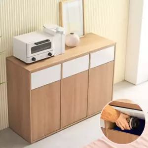 3단 더스트박스 분리수거함가구 분리수거수납장