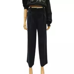 [에고이스트] 레터링 포인트 핀턱 와이드 팬츠  EP4WP-160