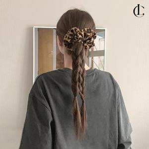 엘케이트 스크런치 곱창머리끈 곱창밴드 호피 헤어슈슈 LEAR001