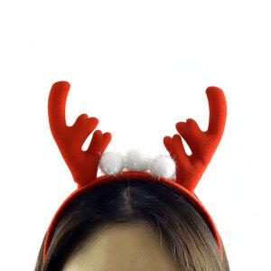 크리스마스솜방울머리띠