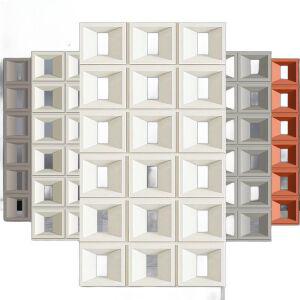 PU 벽돌 파티션 우레탄 가벽 판넬 인테리어 플라스틱 큐블럭 장식 외벽 실내 블럭