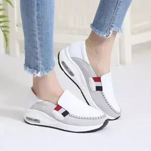 [롯데백화점]원더슈즈 원더슈즈 카밀라 트리컬러 스니커즈 5CM K-SM640