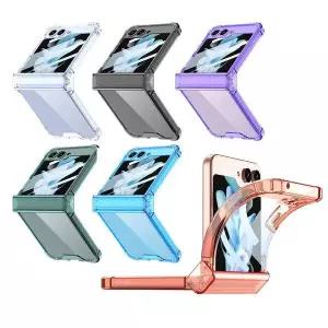 사찌몰 갤럭시 z플립 7 6 5 투명 힌지 보호 슬림 젤리 케이스