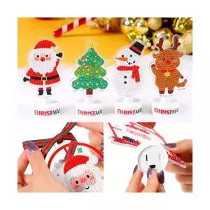 크리스마스 만들기 키트 무드등 조명등 보석십자수 교회 주일학교 체험