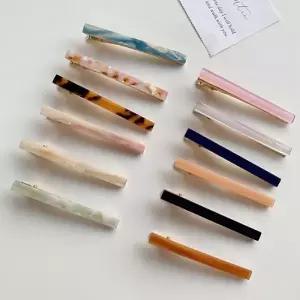 일자 디자인 앞머리 옆머리 잔머리 고정 집게핀