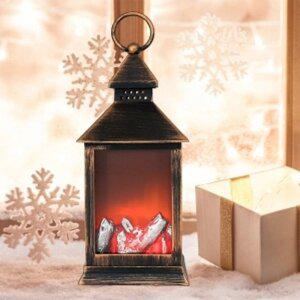 엔틱 LED 벽난로 불멍 무드등  모닥불램프