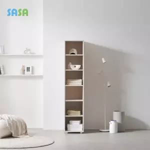 [SASA]사사가구 E0 블리 400 6단 오픈형 선반 옷장