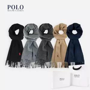 폴로 랄프로렌 포니자수 리사이클 울 머플러 모음전 택1+폴로쇼핑백 증정