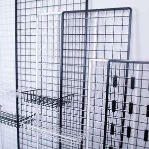 킹철물 네트망 인테리어 철망 네트망 매장진열대 메쉬망 벽면망걸이2개포함