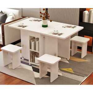 이동식 아일랜드식탁 의자 세트 접이식 보조 조리대 1.2m 4인