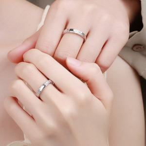 925 실버링 학생 커플링 남녀공용 커플반지 