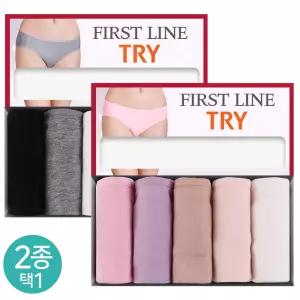 (30%즉시할인) TRY 퍼스트미디 택1 (5매입) 여성팬티 면팬티