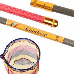 레인보우 민물 뜰채 5단 낚시용품 스크류 줌 방식