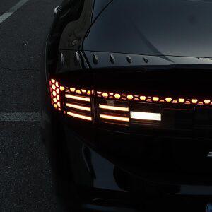 쏘나타디엣지 차량 리어램프 튜닝 육각 타공 데칼 스티커 익스테리어 몰딩 용품