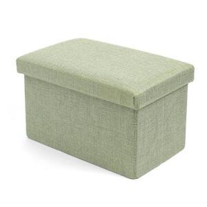 비타리토 그린 접이식 패브릭 40x25x24cm 수납의자