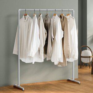 철제 파이프행거 1M x1.2M 미니 옷행거 낮은 옷걸이대