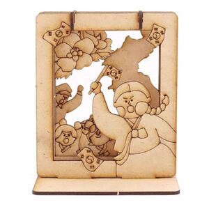 우드공예 MDF DIY 입체 시어터 무드등 (독립운동 아이들) 100개  PG-733