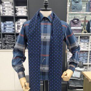 [레노마]올오버 우븐 머플러 FOFTM5102NY_GN