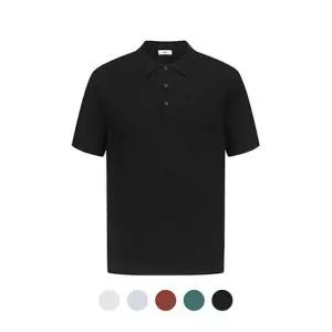 [앤드지][앤드지] 쿨링 버튼 카라 반팔 풀오버 스웨터_BZD2ET1103