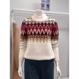 [베스띠벨리] 세이브존02 모직 패턴 니트 BJ-UCY2954-0 (S29252703)