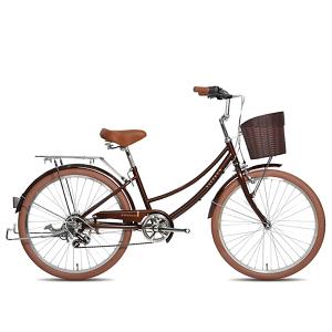 2025 지오닉스 샤프란 2407 2607 시티 클래식 여성용 자전거 24인치 26인치 7단 무료조립